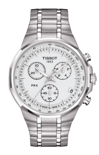Tissot PRX Chronograph Quartz Stainless Steel / Silver